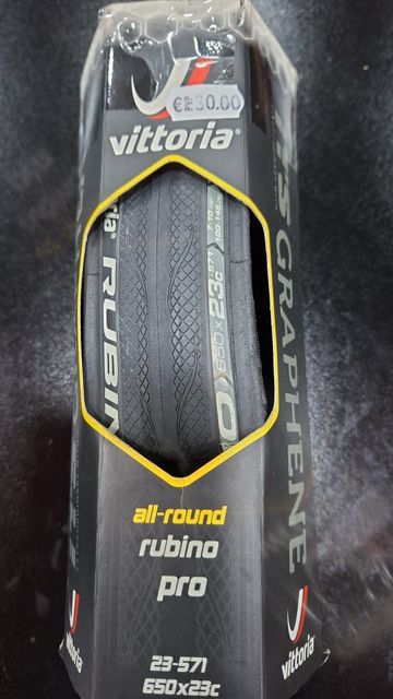 Used Vittoria Rubino 650X23c Preto 2026 Tyres & Tubes