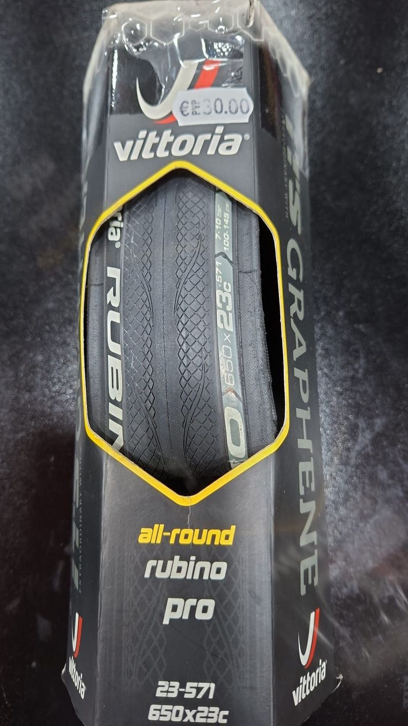 Brugt Vittoria Rubino 650X23c Preto 2026 Tyres & Tubes
