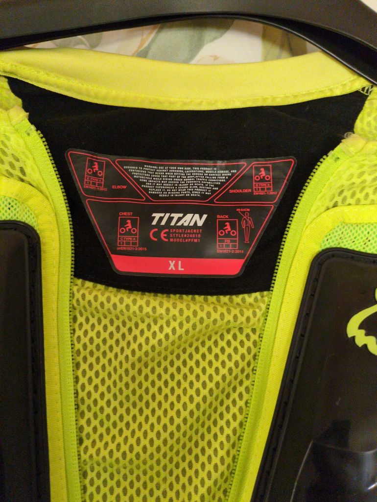 Used Fox Racing Titan Sport Jacket bike — image 3 of 3