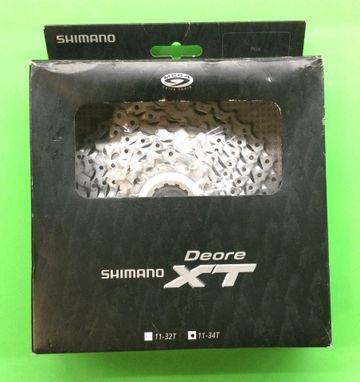 Used Shimano XT Cassette 9-speed Drivetrain & Pedals