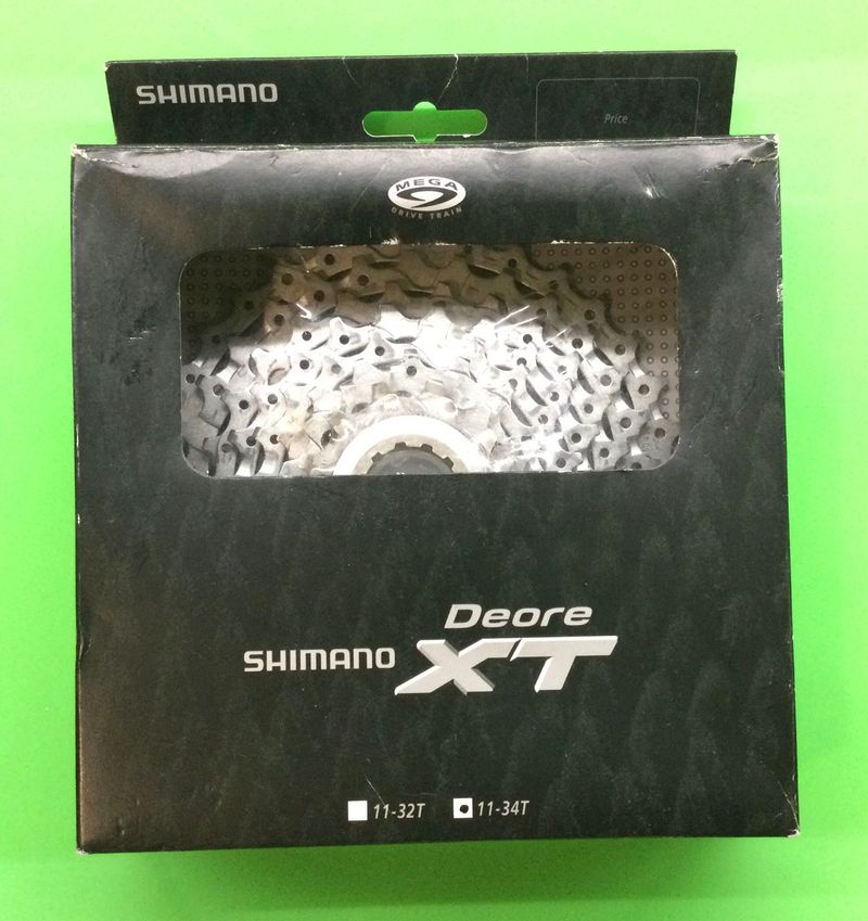 Used Shimano XT Cassette 9-speed Drivetrain & Pedals