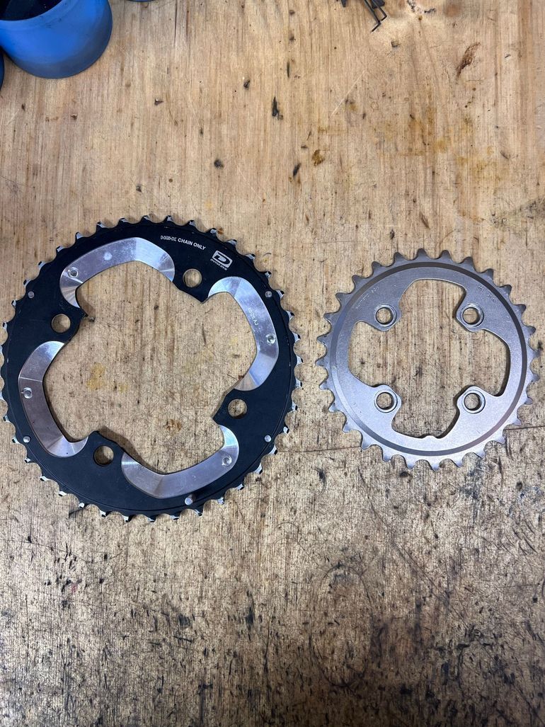 Used Shimano FC-M785 Chainrings set bike — image 1 of 3