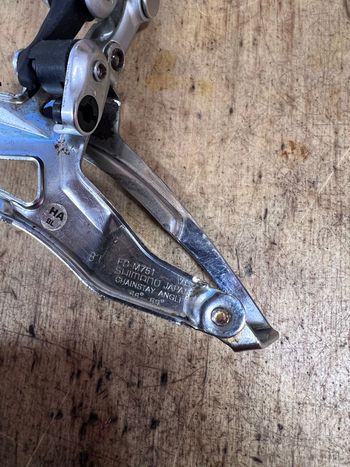 Used Shimano Deore XT FD-M751 Front Derailleur bike — image 2 of 3