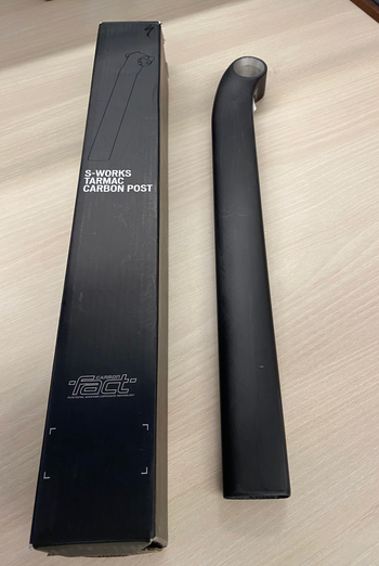 Used S-Works Tarmac Carbon Seatpost 20mm setback 380mm 2023 bike — image 2 of 2