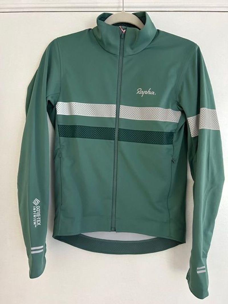 Used Rapha Men's Brevet LS Jersey (Grey Blue/Mushroom) 2024 Cycling Clothing