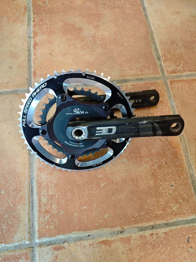 Gebrauchtes 2015 3D+ SRM Power Meter Crankset Drivetrain & Pedals