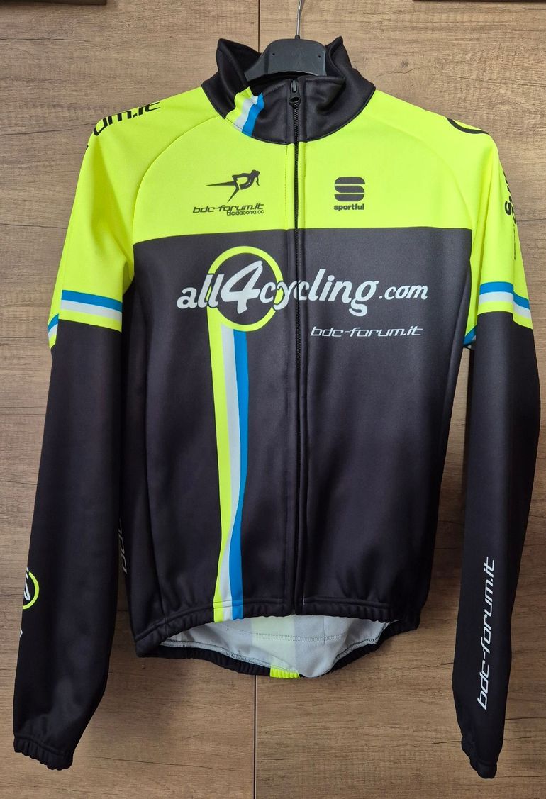 Used Sportful Completo invernale da ciclismo invernale con i loghi di All4cycling bike — image 1 of 6