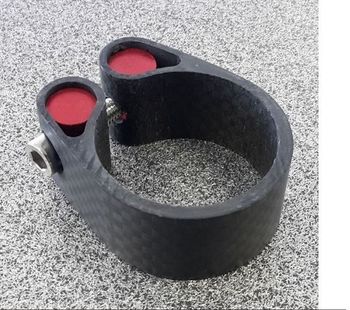 Used Aerotec Seatpost Clamp Carbon 34.9 bike — image 2 of 2
