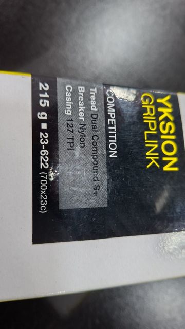 Brugt Mavic Pneu de estrada YKSION GRIPLINK 700x23c preto 2026 bike — billede 3 af 5