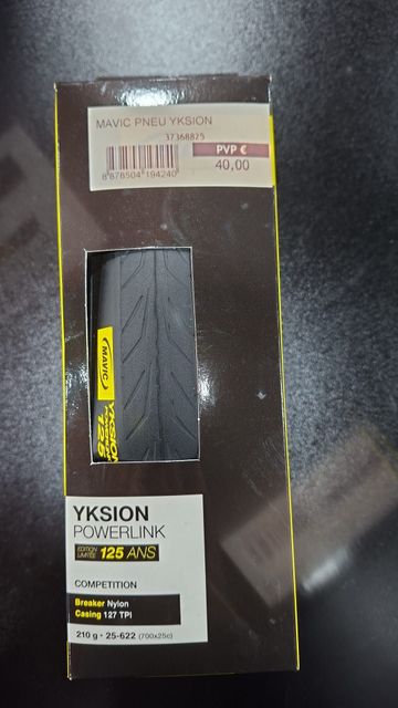 Used Mavic Pneu de estrada YKSION Powelink 700x25c 2026 Tyres & Tubes