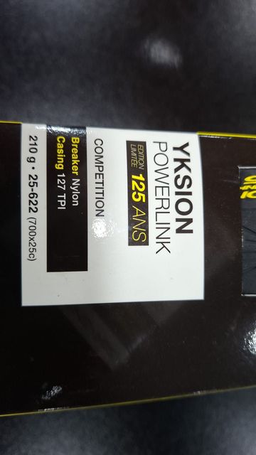 Brugt Mavic Pneu de estrada YKSION Powelink 700x25c 2026 bike — billede 2 af 5