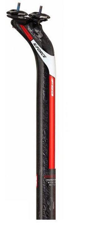 Used Fsa SB.32 Carbon Seatpost 31.6 mm Wh-red Saddles & Seatposts
