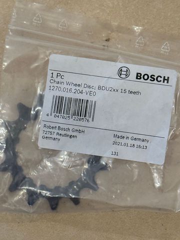 Tweedehands Bosch Chain Wheel Disc 15 dents BDU2xx bike — afbeelding 2 van 2
