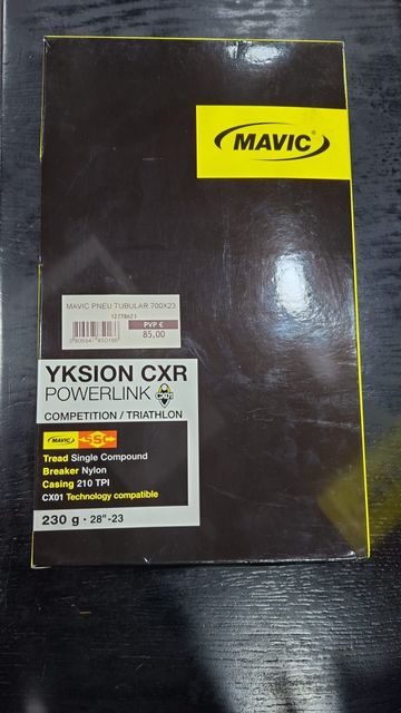 Brugt Mavic Pneu Tubular YKSION CXR POWERLINK 700x23c 2026 Tyres & Tubes