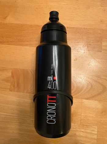 Used Elite Elite Kit Crono TT Cage & Bottle 400ml - black 2025 bike — image 2 of 2