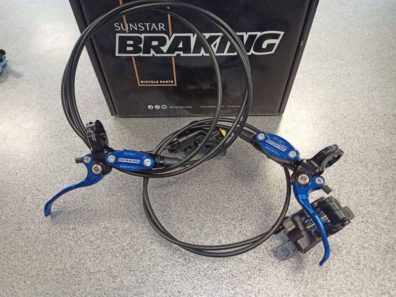 Brugt Braking RM4 Blue Disc Brakeset Brakes