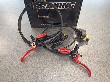 Used Braking RM4 Disc Brakeset Red Brakes