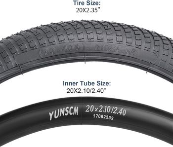 Used YunSCM Neumáticos 20x2.35 + Cámaras + tiras + desmontables 2026 bike — image 6 of 10