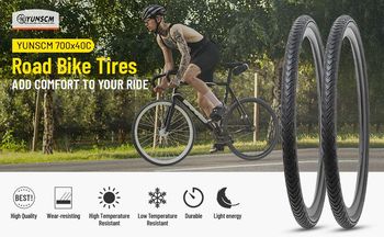 Used YunSCM Cubiertas 700x40C para ruta y gravel 2026 bike