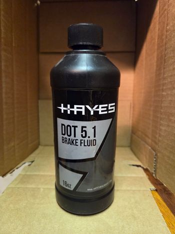 2025, Hayes DOT 5.1 Brake Fluid