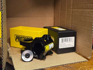 Used Hayes ProTaper stem 31.8 Yellow 50mm bike — image 1 of 2