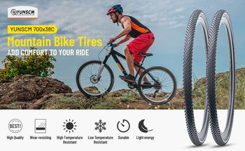 Used YunSCM 2 Neumáticos 700x38C 60TPI nailon, plegables, a prueba de pinchazos 2026 bike — image 2 of 10