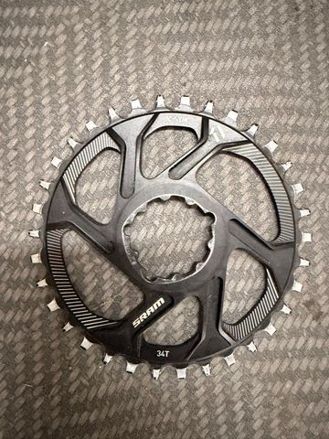Używany Sram XX1 CHAINRING 34t Drivetrain & Pedals