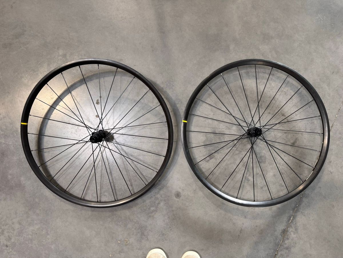 最終値下げmavic open pro ustdisc DTswiss350リア Mavic Open Pro UST Disc Wheelset