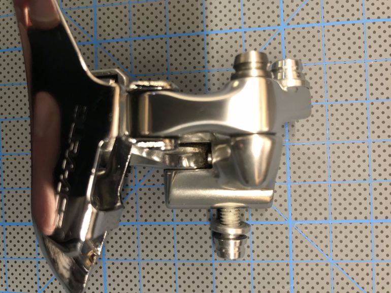 Used Shimano Dura-Ace FD-7410 Front Derailleur 1996 bike — image 3 of 5