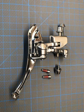 Used Shimano Dura-Ace FD-7410 Front Derailleur 1996 bike — image 2 of 5