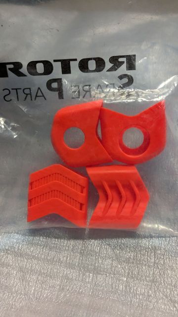 Used Rotor pédalier protection manchons orange Drivetrain & Pedals