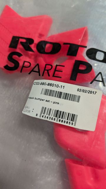Gebrauchtes Rotor Manchons de protection pédalier pink bike — Bild 2 von 2