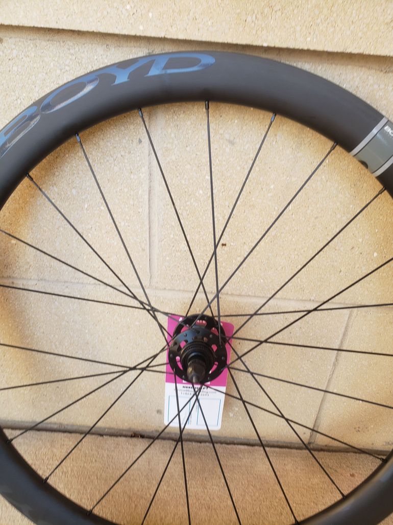 Used Boyd Prologue 44mm Carbon Disc Brake Wheelset bike — image 3 of 4