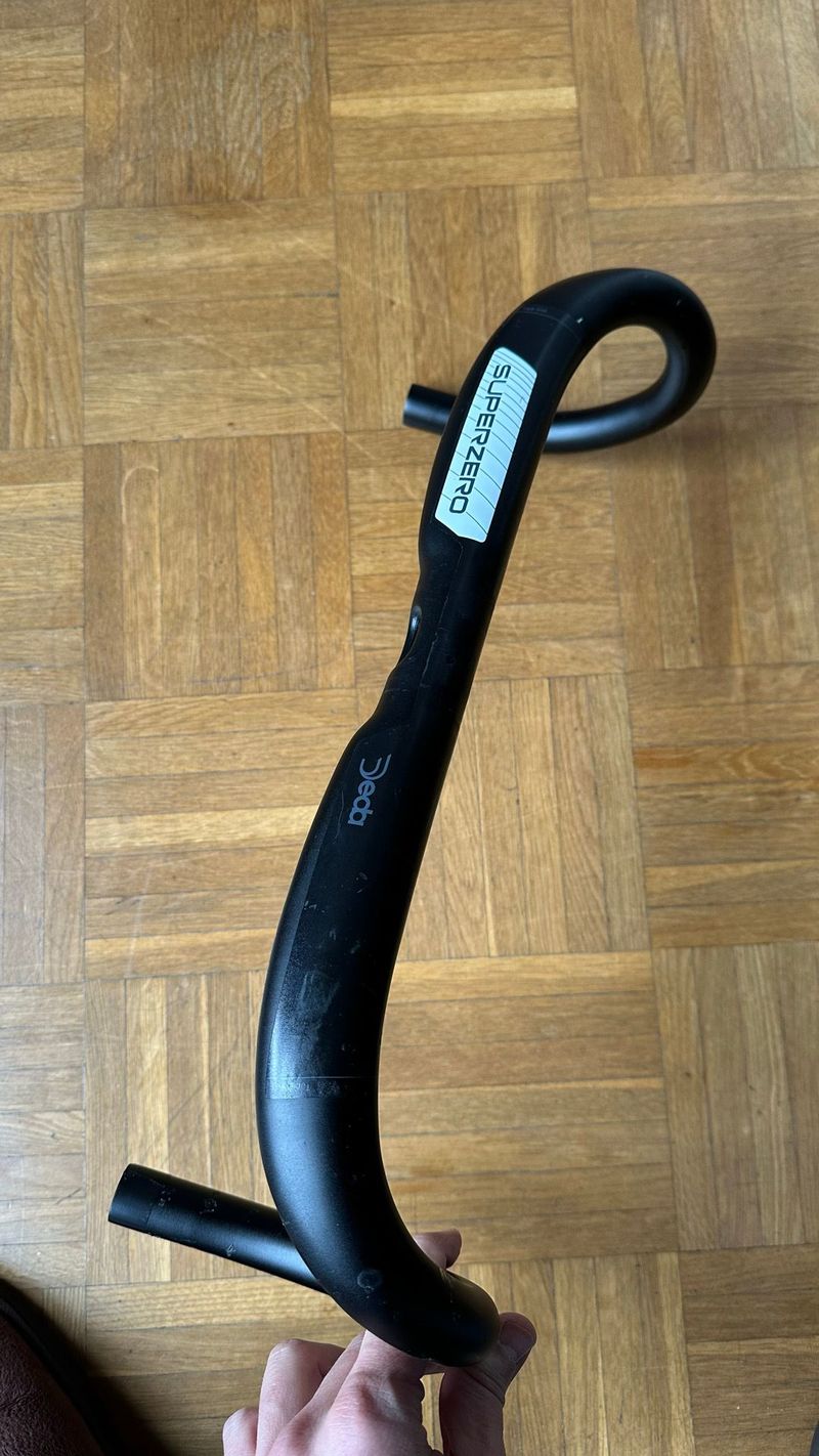 Used Deda Elementi Superzero DCR Di2 Aero negro blanco Cockpit