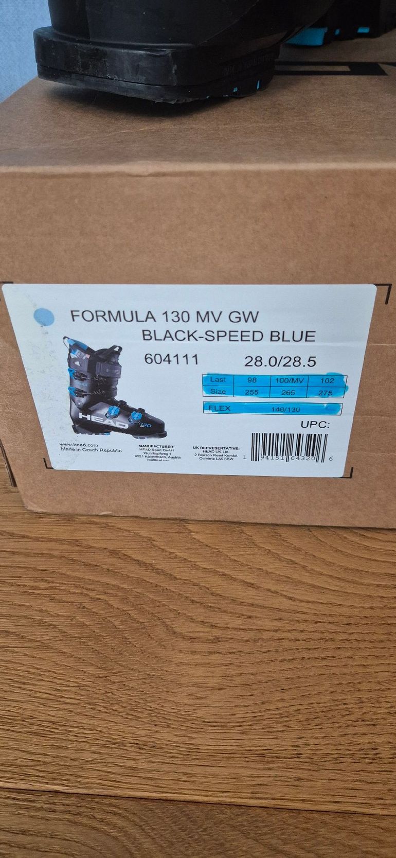 Used 2025 Formula 130 MV GW Black/Speed Blue bike — image 2 of 5