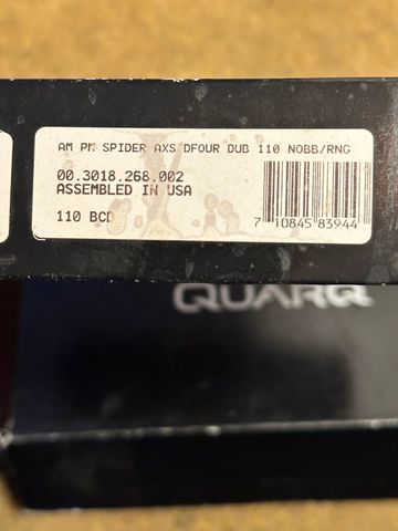 2025 Quarq DFour Powermeter dub bike usato — immagine 9 di 10