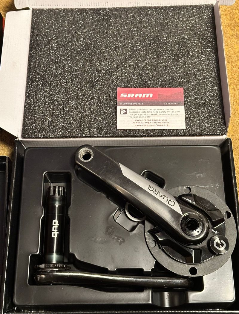 Used 2025 Quarq DFour Powermeter dub Drivetrain & Pedals