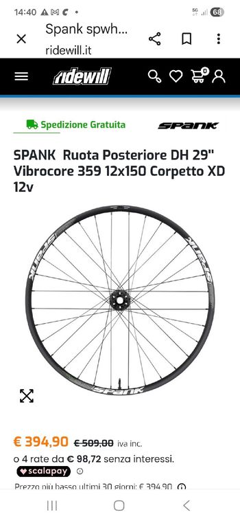 Spank, 29dh with 12v cassette