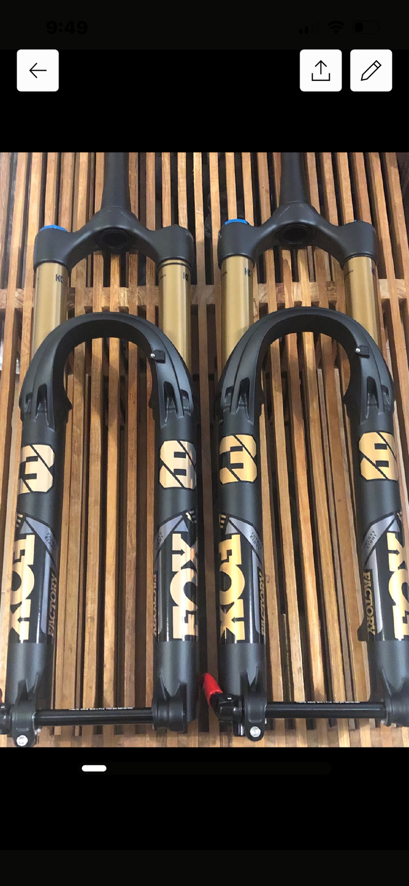 Fox 38 Float Factory Kashima Fork de segunda mano