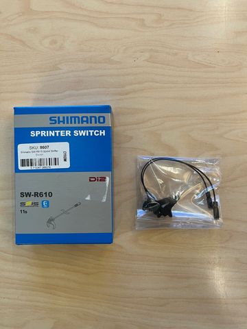 Použité Shimano SW-R610 Remote Sprinter Shifter Set 2025 Drivetrain & Pedals