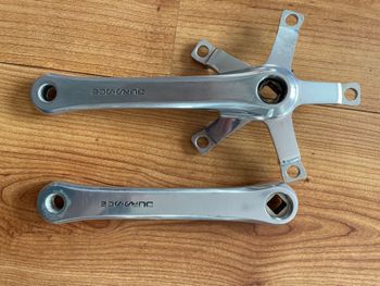 Used Shimano FC-7402 Crank Silver bike
