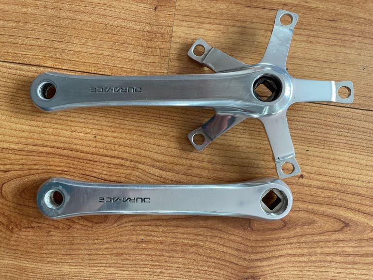 Used Shimano FC-7402 Crank Silver bike — image 1 of 2