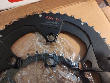 2020 Corone Chainring sram Red 22 50 34 110mm bike usato — immagine 3 di 4
