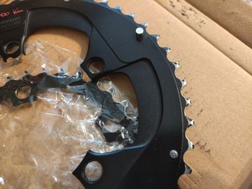 2020 Corone Chainring sram Red 22 50 34 110mm bike usato — immagine 4 di 4