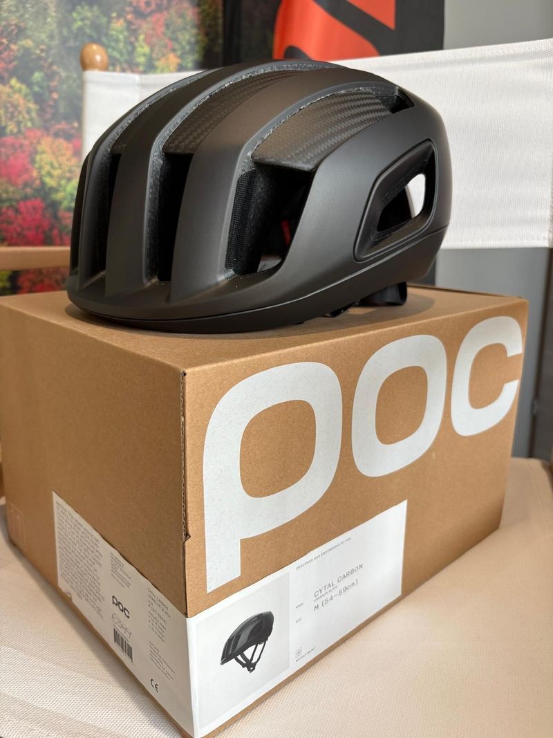 Used POC Cytal Carbon Uranium Black Helmet 2025 Cycling Accessories