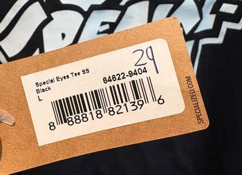 Used Specialized T-shirt Eyes Black L 2024 bike — image 3 of 3