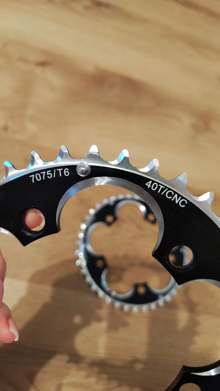 Used spacycles 110 BCD Zicral Outer Chainring 40t bike — image 2 of 5