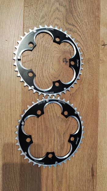 Used spacycles 110 BCD Zicral Outer Chainring 40t bike