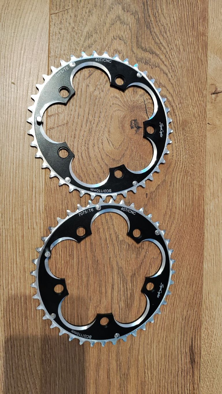 Used spacycles 110 BCD Zicral Outer Chainring 40t bike — image 1 of 5