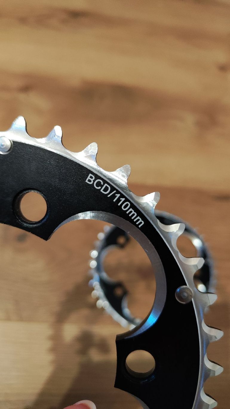 Used spacycles 110 BCD Zicral Outer Chainring 40t bike — image 3 of 5